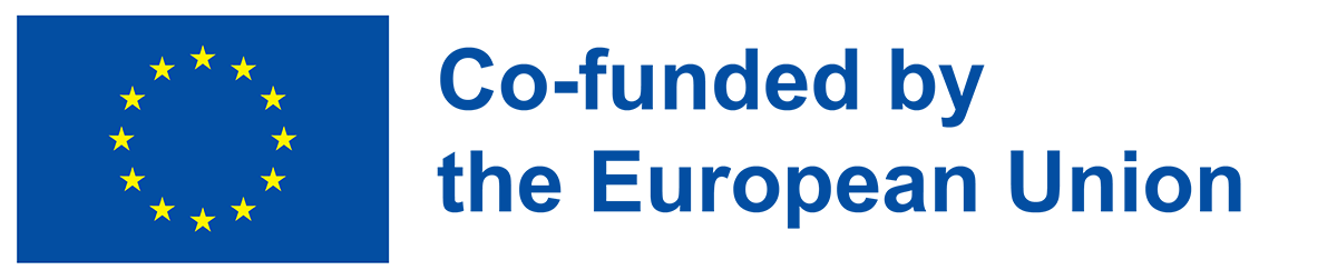 Logo of the EU and text co-funded by the European union.